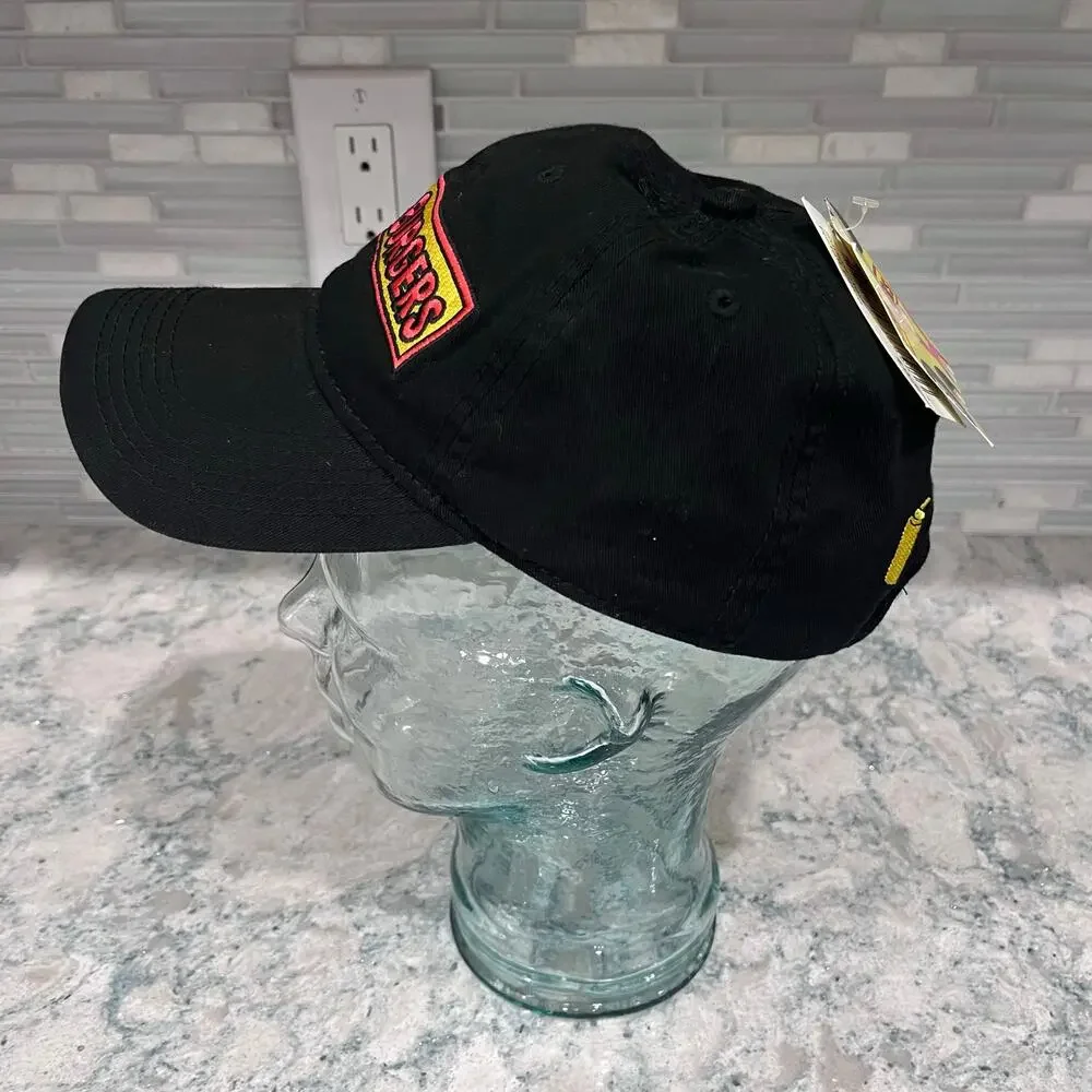NWT Bob's Burgers Black Baseball Cap Hat Embroidered Logo Adjustable Dad Hat OS